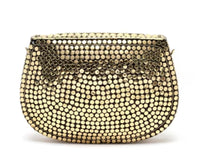 PARATO Gold Evening Clutch — Handcrafted Antique Metal Bag