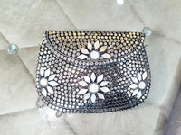 PARATO Silver Sheep Motif Clutch — Iconic Handcrafted Metal Bag